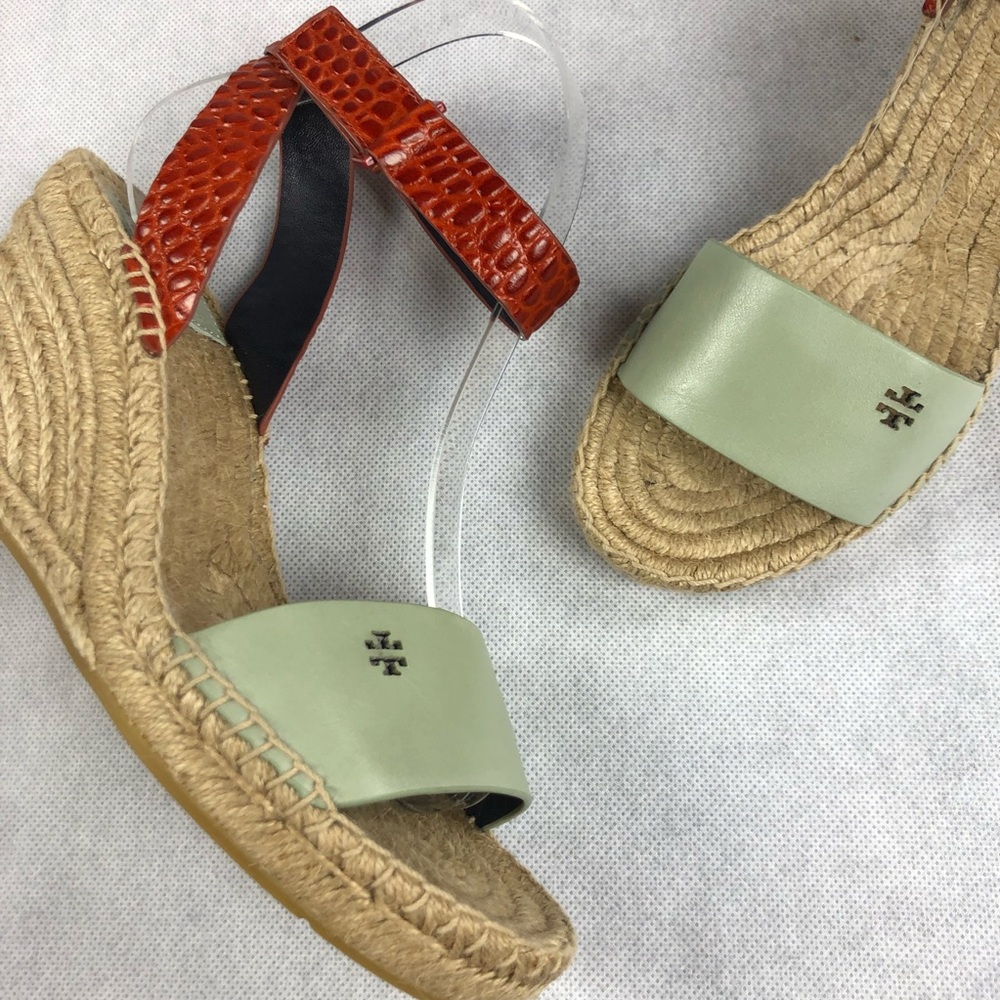 Tory Burch Bima 2 Wedge Espadrille Sandals - NWOT